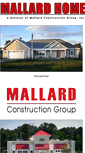 Mobile Screenshot of mallardconstruction.com